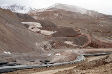 The Veladero mine, one of Barrick Gold Corp's five core mines, located near the city of Jachal, Argentina, is seen in October 14, 2016. Picture taken on October 14, 2016. REUTERS/Diario de Cuyo